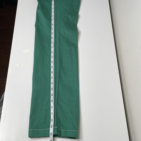 S.O.N.G 90’s Boyfriend Cargo Pants High Rise Green Size 1/25 - Picture 14 of 15